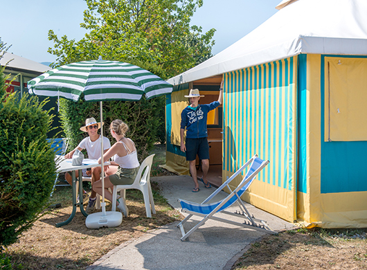 Zeltbungalow ohne Sanitäreinrichtung zugänglich für PeM Thonon-les-Bains - 2
